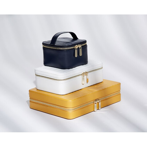 Pouzdro na šperky WOLF Maria Zip Cube 766517, Verze: modrá , 9 image