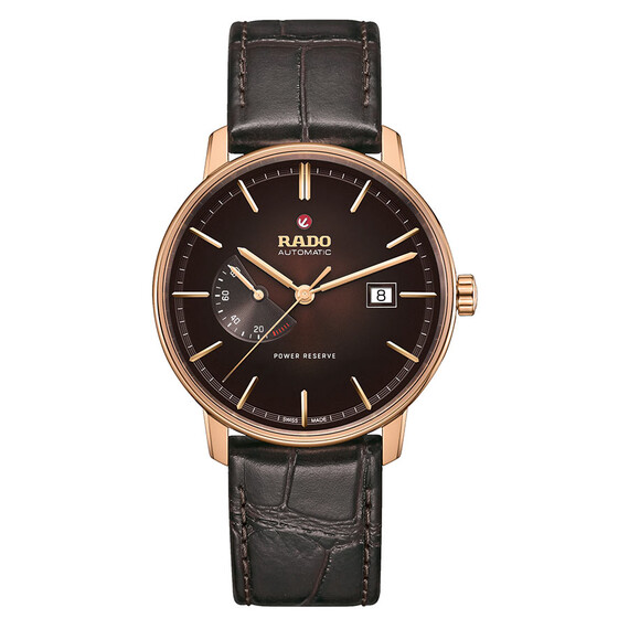 Pánské hodinky Rado Coupole Classic Automatic Power Reserve R22879325, Verze: hnědá 