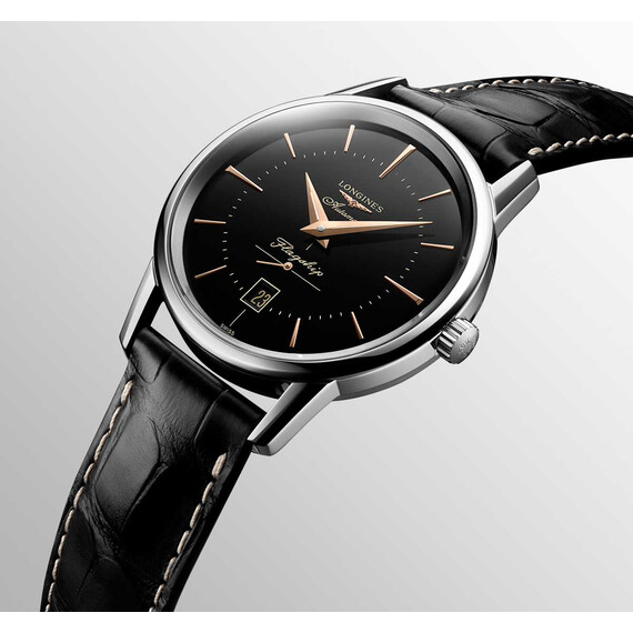 Pánské hodinky Longines Flagship Heritage L4.795.4.58.0, Verze: černá , 4 image