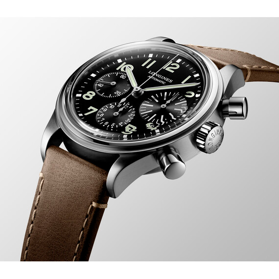 Pánské hodinky Longines Avigation BigEye L2.816.4.53.2, Verze: černá , 3 image