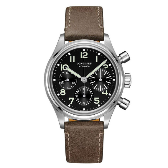 Pánské hodinky Longines Avigation BigEye L2.816.4.53.2, Verze: černá 