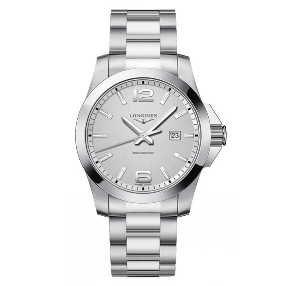 Pánské hodinky Longines Conquest L3.760.4.76.6, Verze: stříbrná 