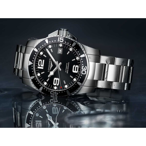 Pánské hodinky Longines HydroConquest Automatic L3.742.4.56.6, Verze: černá , 4 image