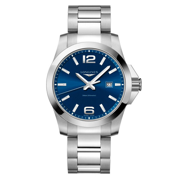 Pánské hodinky Longines Conquest L3.760.4.96.6, Verze: modrá 