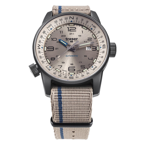 Pánské hodinky Traser P68 Pathfinder Automatic Beige 110454, Verze: béžová, krémová 