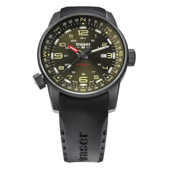Pánské hodinky Traser P68 Pathfinder Automatic Green 110457, Verze: zelená2 