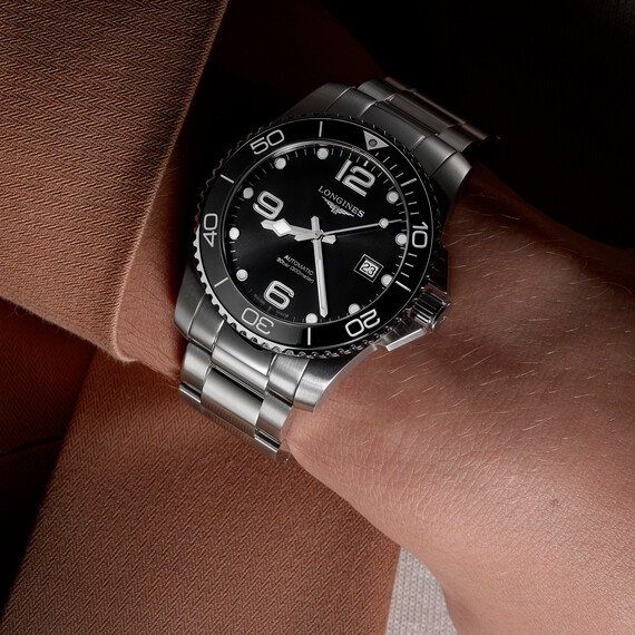 Pánské hodinky Longines HydroConquest Automatic L3.781.4.56.6, Verze: černá , 11 image