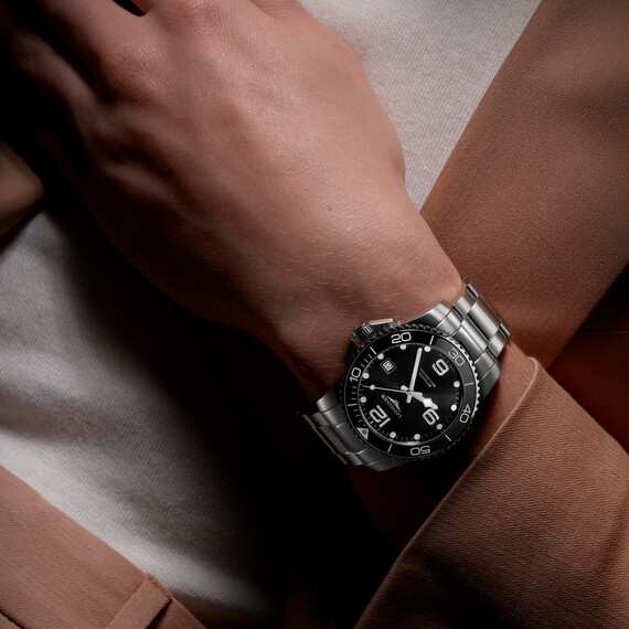 Pánské hodinky Longines HydroConquest Automatic L3.782.4.56.6, Verze: černá , 5 image