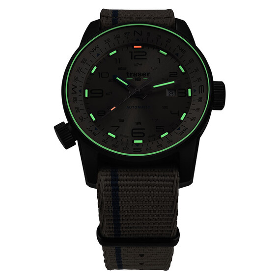 Pánské hodinky Traser P68 Pathfinder Automatic Beige 110454, Verze: béžová, krémová , 2 image