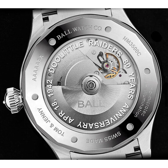 Pánské hodinky Ball NM3500C-S1-BER Engineer Master II Doolittle Raiders Limited Edition, Verze: modrá2 , 4 image