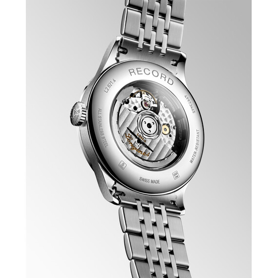 Pánské hodinky Longines Record L2.821.4.11.6, Verze: stříbrná , 6 image