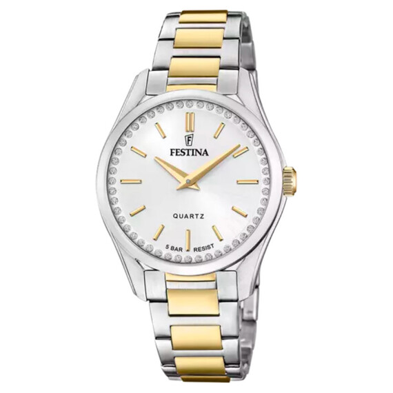 Dámské hodinky Festina Mademoiselle F20619/1, Verze: žluté zlato 