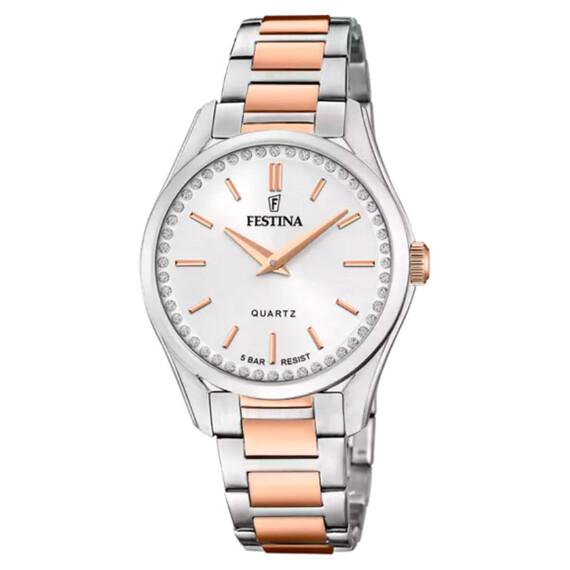 Dámské hodinky Festina Mademoiselle F20620/1, Verze: růžové zlato 