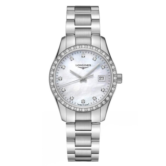 Dámské hodinky Longines Conquest Classic L2.386.0.87.6, Verze: bílá 