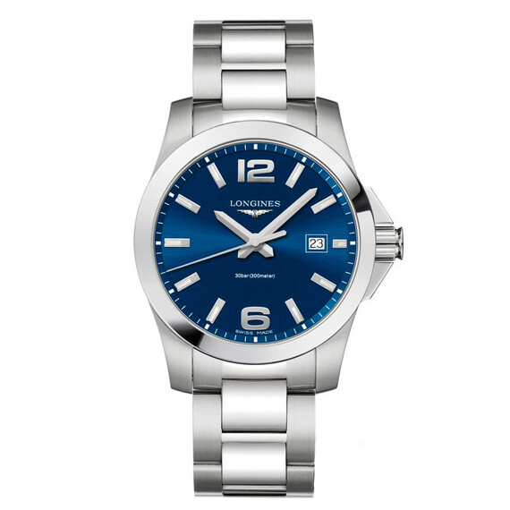Pánské hodinky Longines Conquest L3.759.4.96.6, Verze: modrá 