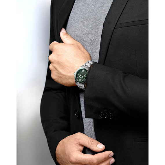 Pánské hodinky Longines HydroConquest Automatic L3.782.4.06.6, Verze: zelená2 , 12 image