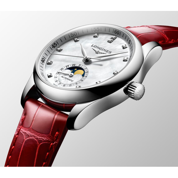 Dámské hodinky Longines Master Collection L2.409.4.87.2, Verze: červená , 3 image