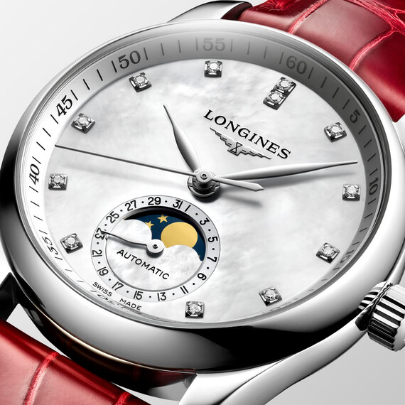 Dámské hodinky Longines Master Collection L2.409.4.87.2, Verze: červená , 4 image