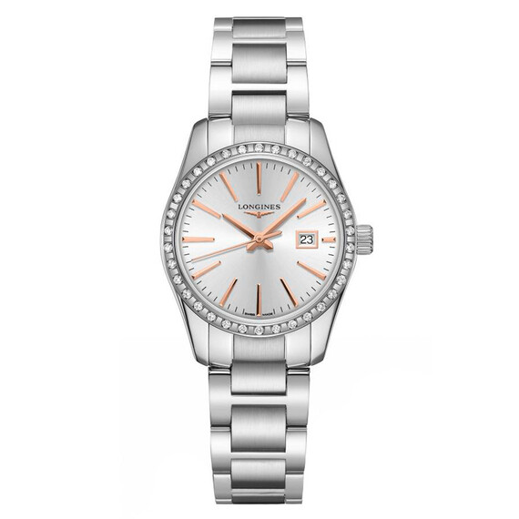 Dámské hodinky Longines Conquest Classic L2.286.0.72.6, Verze: stříbrná 