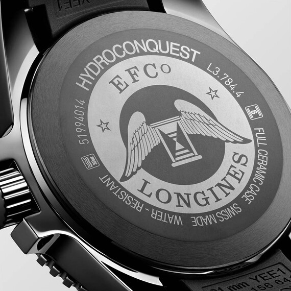 Pánské hodinky Longines HydroConquest Black Ceramic L3.784.4.56.9 , 7 image