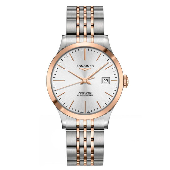 Pánské hodinky Longines Record L2.820.5.72.7, Verze: růžové zlato2 