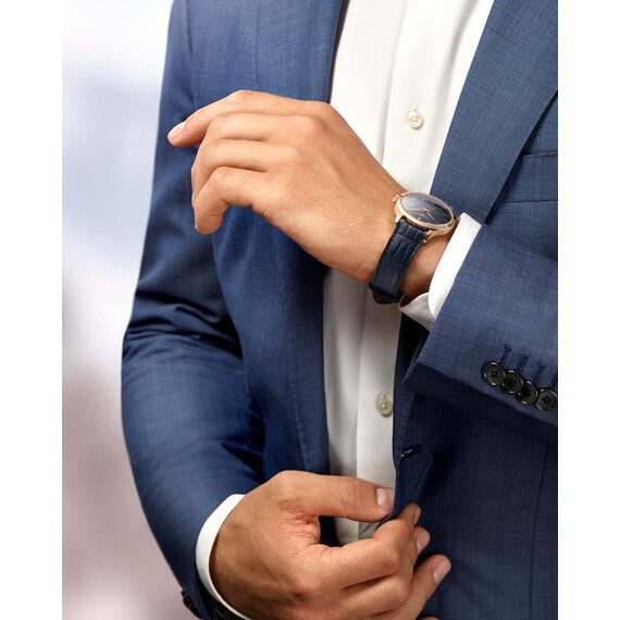 Pánské hodinky Longines Record L2.820.8.92.2, Verze: modrá , 7 image