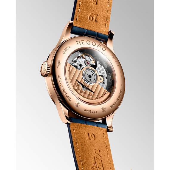 Pánské hodinky Longines Record L2.820.8.92.2, Verze: modrá , 5 image