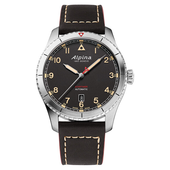 Pánské hodinky Alpina Startimer Pilot Automatic AL-525BBG4S26, Verze: černá2 