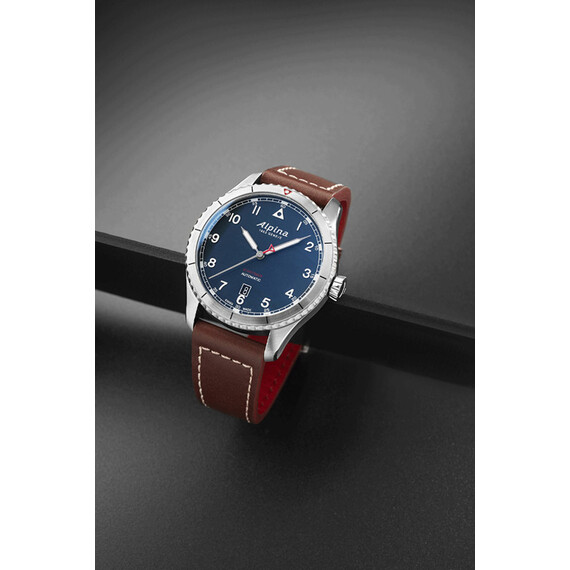 Pánské hodinky Alpina Startimer Pilot Automatic AL-525NW4S26, Verze: hnědá , 5 image