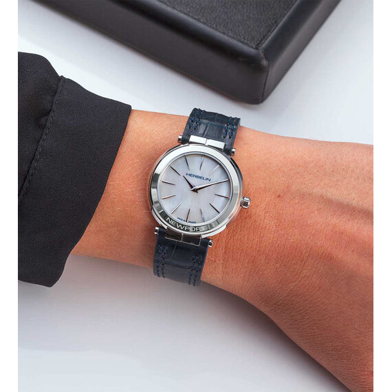 Dámské hodinky Herbelin Newport Slim 16922AP19BL, Verze: modrá3 , 4 image