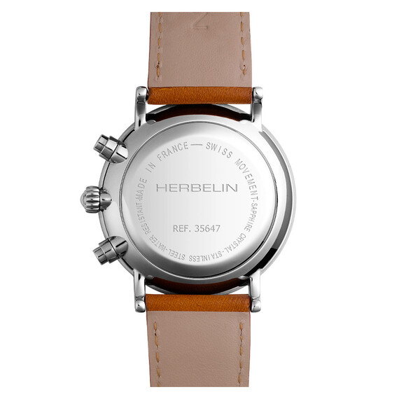 Pánské hodinky Herbelin Inspiration Chronographe 35647AP17TRGD, Verze: hnědá2 , 2 image