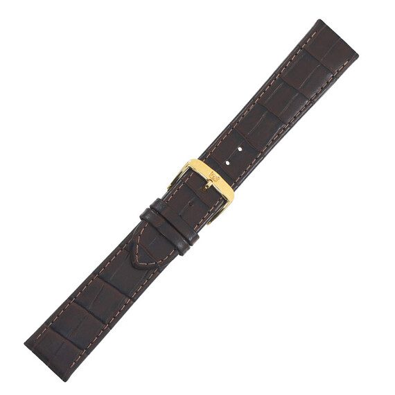 Pasek Di-Modell Bali brązowy 12 mm, Verze: hnědá, Šířka řemínku: 12, Šířka u spony: 10, Délka řemínku: M - 110/70 