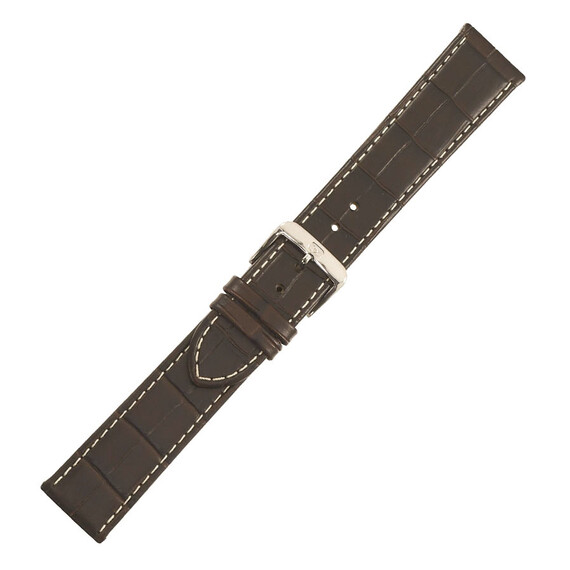 Řemínek Di-Modell Bali hnědý KN, Verze: hnědá2, Šířka řemínku: 20, Šířka u spony: 18, Délka řemínku: L - 120/80 