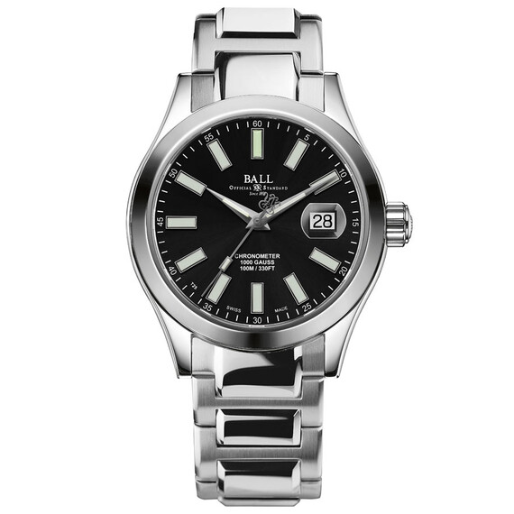 Pánské hodinky Ball Engineer III Marvelight Chronometer NM9026C-S6CJ-BK, Verze: černá 