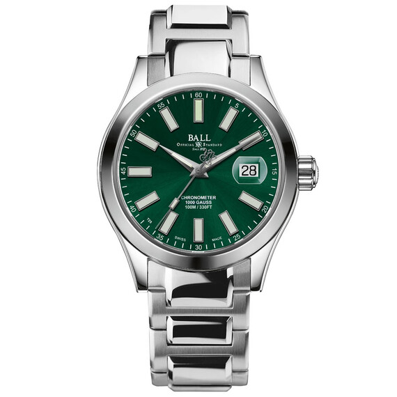 Pánské hodinky Ball Engineer III Marvelight Chronometer NM9026C-S6CJ-GR, Verze: zelená 