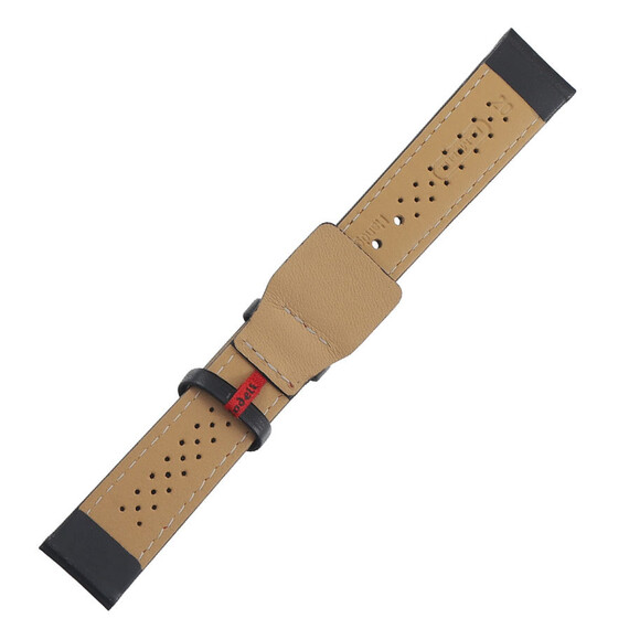 Řemínek Di-Modell Denver černý, Verze: červená, Šířka řemínku: 18, Šířka u spony: 16, Délka řemínku: L - 120/80 , 2 image