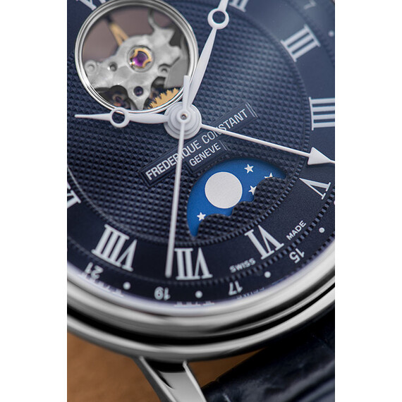 Pánské hodinky Frederique Constant Classics Heart Beat Moonphase FC-335MCNW4P26, Verze: modrá , 10 image