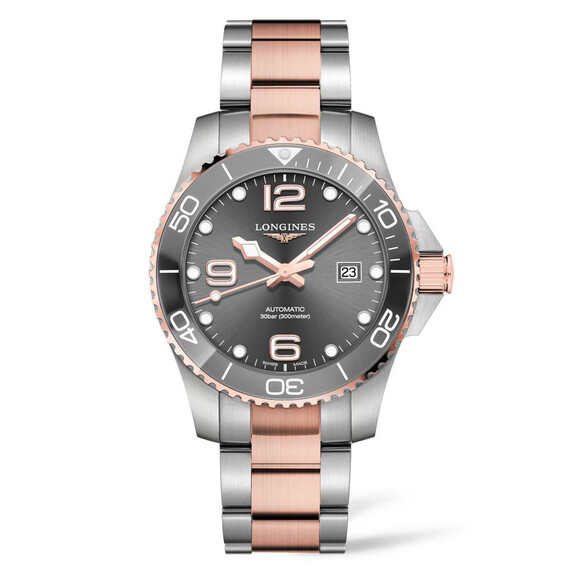 Pánské hodinky Longines HydroConquest Automatic L3.782.3.78.7, Verze: šedá 