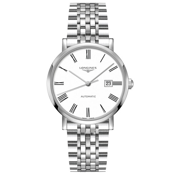 Pánské hodinky Longines Elegant Automatic L4.911.4.11.6, Verze: bílá2 
