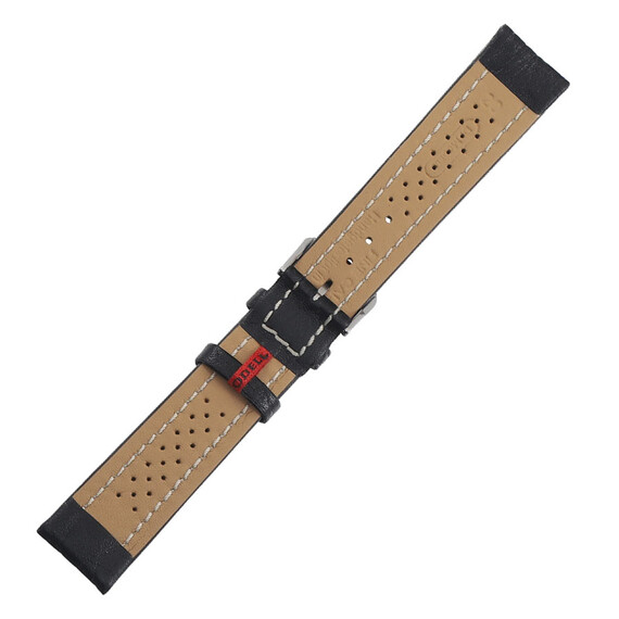 Řemínek Di-Modell Montana černý, Verze: černá, Šířka řemínku: 20, Šířka u spony: 18, Délka řemínku: L - 120/80 , 2 image