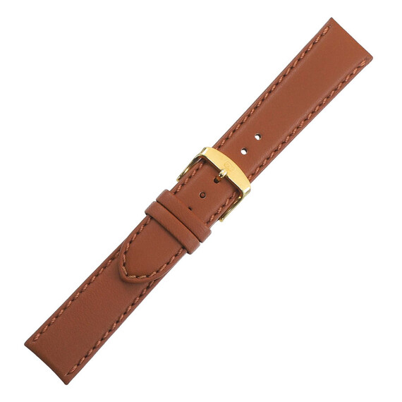 Řemínek Di-Modell Oregon světle hnědý, Verze: hnědá, Šířka řemínku: 18, Šířka u spony: 16, Délka řemínku: L - 120/80 