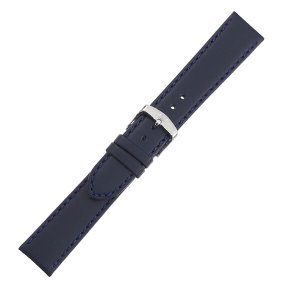 Řemínek Di-Modell Oregon modrý, Verze: modrá, Šířka řemínku: 18, Šířka u spony: 16, Délka řemínku: L - 120/80 