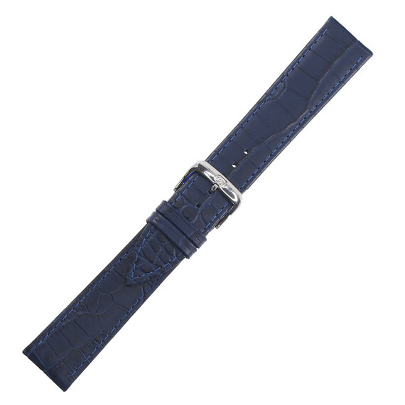 Řemínek Di-Modell Orlando modrý, Verze: modrá, Šířka řemínku: 14, Šířka u spony: 12, Délka řemínku: M - 110/70 