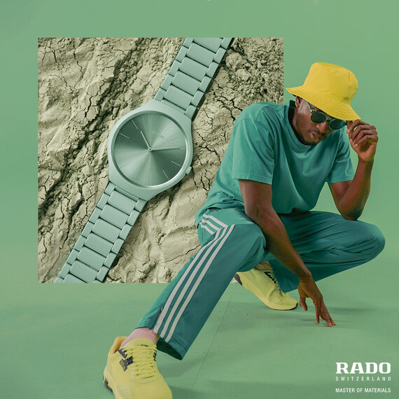 Hodinky Rado True Thinline Les Couleurs™ Le Corbusier R27096662, Verze: zelená , 10 image