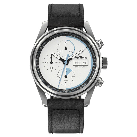 Pánské hodinky Fortis Stratoliner S-41 White Dust F2340014, Verze: bílá2 