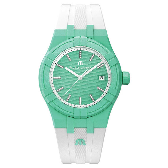 Hodinky Maurice Lacroix Aikon Tide AI2008-CCCC1-3A0-0, Verze: zelená2 