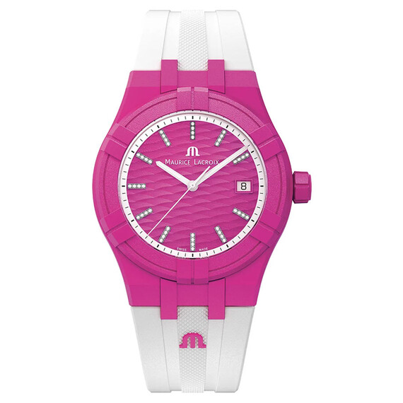 Hodinky Maurice Lacroix Aikon Tide AI2008-FFFF1-3A0-0, Verze: růžová2 
