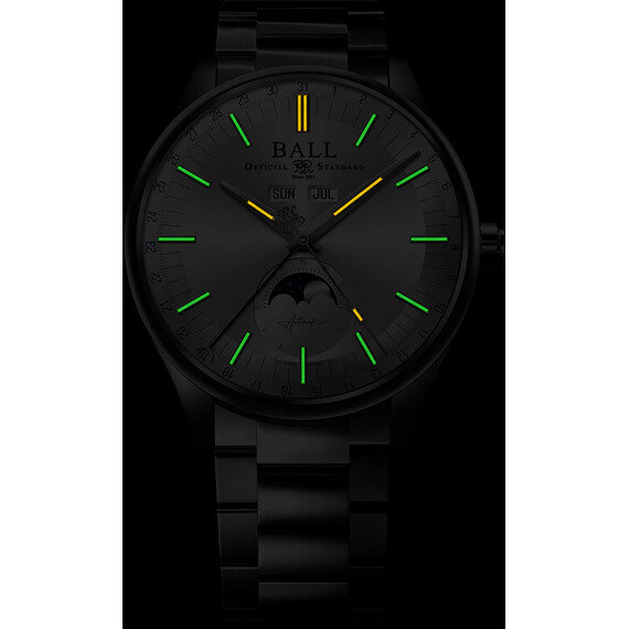 Pánské hodinky Ball Engineer II Moon Calendar Limited Edition NM3016C-S1J-SL, Verze: stříbrná , 2 image