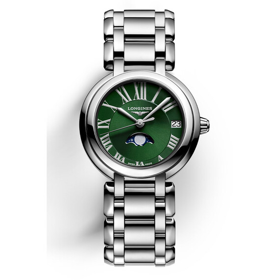 Dámské hodinky Longines PrimaLuna Moon Phase L8.115.4.61.6, Verze: zelená , 4 image