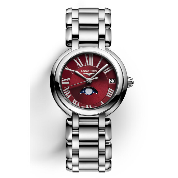 Dámské hodinky Longines PrimaLuna Moon Phase L8.115.4.92.6, Verze: červená , 3 image